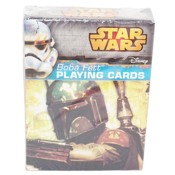 Star Wars Boba Fett Bounty Hunter - Disney Villain Cartamundi Playing Cards - Picture 2 of 5